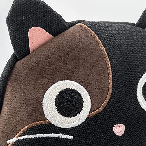 Mewcho Siyah Kedi Sırt Çantası Kızlar ıçin Mini Küçük küçük Çanta Çanta Cüzdan Kawaii Y2k Sırt Çantası Kedi Kulakları