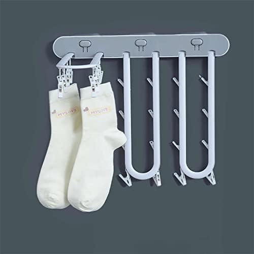 LANDUA Çorap Kurutma Rafları Çamaşır Damla Askı Dikdörtgen Mandal ile Kapalı Açık Çamaşır Asılı Kurutma Makinesi Clothespins