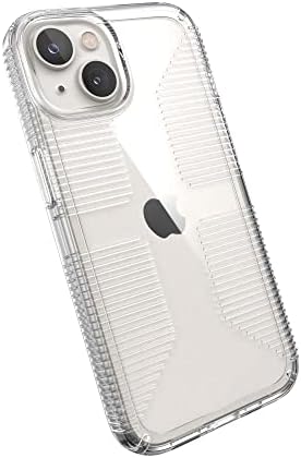 Speck Clear iPhone 14 ve iPhone 13 Kılıfı-Düşme Koruması, Çizilmeye Karşı Dayanıklı ve Sararma Önleyici Çift Katmanlı