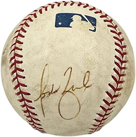 Todd Zeile İmzalı Oyun Kullanılmış Beyzbol New York Mets-MLB İmzalı Oyun Kullanılmış Beyzbol Topları
