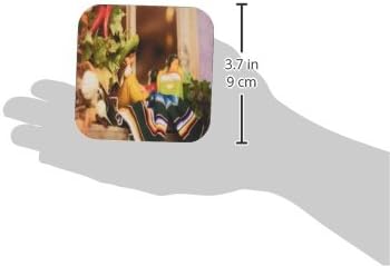 3dRose CST_52086_1 Meksika Restoranında Acı Biberli ve Yapraklı Aynaya Asılı İspanyol Erkek ve Kız Seramiği-Yumuşak