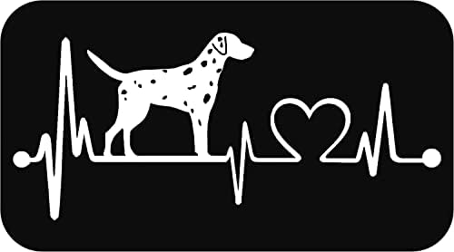 MAF-Dalmaçyalı Köpek Kalp Atışı Vinil çıkartma Arabalar için DİZÜSTÜ BİLGİSAYARLAR Duvarlar Windows Araç Kutusu Hediye…