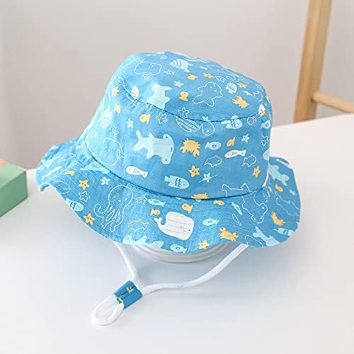 NEARTİME Kova güneş şapkası Çocuklar için, Yaz Açık UV Koruma Bebek güneşlikli kep UPF50 + balıkçılık şapkası Ayarlanabilir