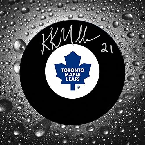 Kirk Muller Toronto Maple Leafs İmzalı Disk-İmzalı NHL Diskleri