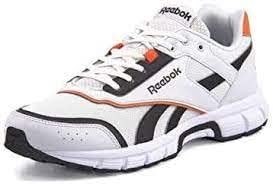 Reebok Unisex-Yetişkin Royal Run Finish Ayakkabı, Gerçek Gri / Siyah / Turuncu / Beyaz, 12 M ABD