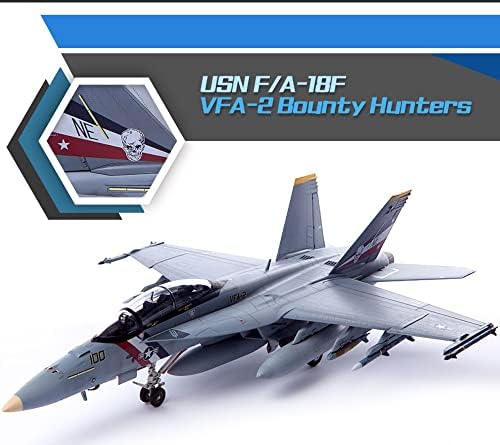 ACA12567 1: 72 Akademisi F-18F Süper Hornet VFA-2 Ödül Avcıları [Model Oluşturma KİTİ]