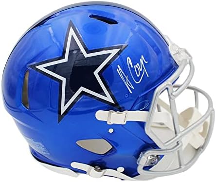 Amari Cooper İmzalı Dallas Cowboys Speed Otantik Flaş NFL Kaskı - İmzalı NFL Kaskları
