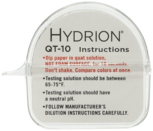 Mikro Temel Laboratuvar QT - 10 Hidroid Bırakma Test Kağıdı, 0-400 ppm (10'lu Paket)