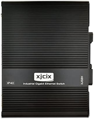 XJCIX endüstriyel eternet anahtar 8 Port 10/100 Mbps RJ45 Yönetilmeyen DİN Raylı Gigabit Endüstriyel Anahtar