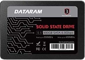 Dataram 480GB 2.5 SSD Sürücü Katı Hal Sürücü ile Uyumlu ASROCK FATAL1TY X299 Profesyonel Oyun İ9
