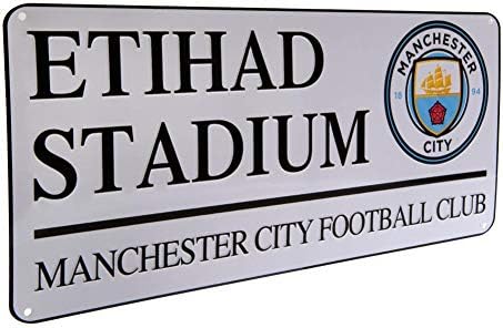 Manchester City sokak tabelası 40 x 18cm