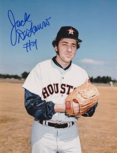 JACK DİLAURO HOUSTON ASTROS EYLEMİ imzalandı 8x10-İmzalı MLB Fotoğrafları