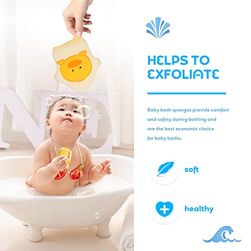 Sağlıklı bebek banyo eldiveni Keseler Eldiven Sevimli Hayvan Ördek Kedi Banyo Süngeri Duş Banyo Eldiveni Lif Kabağı