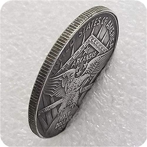Antika El Sanatları Amerikan Yarım Dolar 1936 ROB Gümüş Dolar hatıra parası Sikke Koleksiyonu 1577