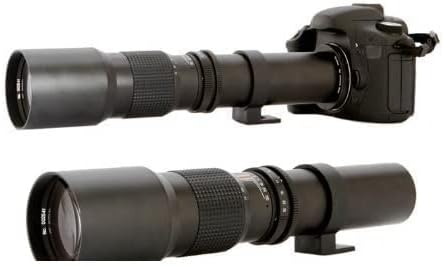 VİVİTAR Lens 500MM ÖNCEDEN AYARLANMIŞ F8.0 Canon EOS Dijital Rebel T4i T3i T2i 60Da 7D XT XTı XSı XS T1i