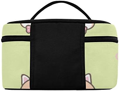 Dikişsiz Desen Sevimli Karikatür Shiba Inu Yüz Desen öğle Yemeği Kutusu Tote Çanta Öğle Yemeği Tutucu Yalıtımlı Öğle
