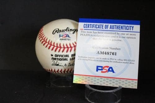 Darryl Çilek İmzalı Beyzbol İmzası Otomatik PSA / DNA AM48761 - İmzalı Beyzbol Topları