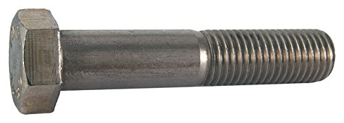 M10-1.50 x 110mm altıgen başlı başlı cıvatalar, Paslanmaz çelik 316 (Miktar: 150 adet) Kısmen dişli, kaba Dişli, Diş