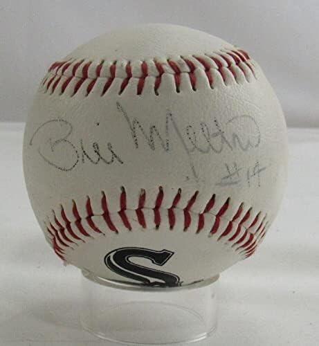 Bill Melton İmzalı Otomatik İmza White Sox Logo Beyzbol B123 - İmzalı Beyzbol Topları