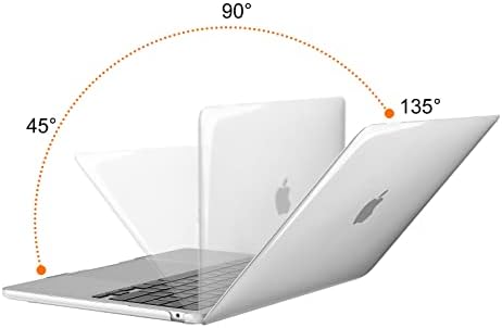 MOSISO MacBook Air 13.6 inç Kılıf ile Uyumlu 2022 Sürüm A2681 M2 Çip, USB C'den USB Adaptörüne 2 Paket ve Koruyucu