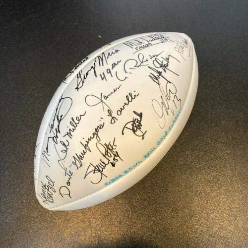 Super Bowl XXIII Katılımcıları Futbol Dan Marino'yu İmzaladı 20 + Sıgs JSA COA İmzalı Futbol Topları