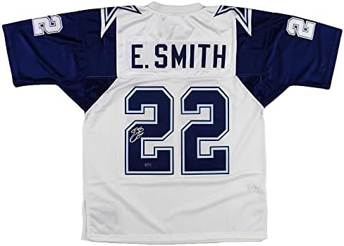 Emmitt Smith İmzalı Dallas Cowboys Mitchell & Ness Çoğaltma Şükran Günü NFL Forması - İmzalı NFL Formaları