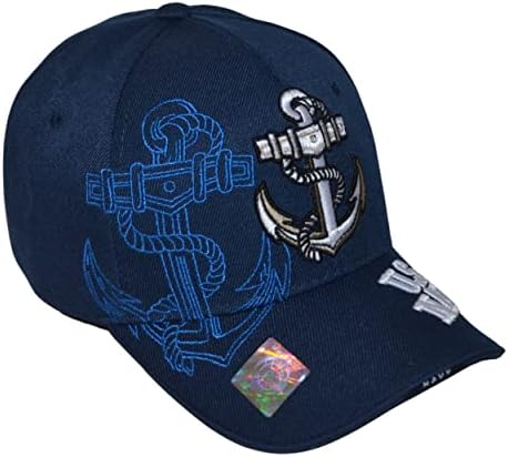 ABD Donanması Şapka Resmi Lisanslı Askeri Kap, Unisex Silahlı Kuvvetler Beyzbol Şapkası
