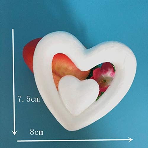 SOIMISS Garland Craft Köpük Kalpler Çift Kalp Şeklinde Polistiren Köpük Kalp DIY Craft için Modelleme Köpük Çiçek
