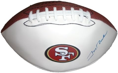Jerry Rice İmzalı San Francisco 49ers Logolu Futbol W / KANITI, Jerry'nin Bizim için İmzaladığı Resim, San Francisco