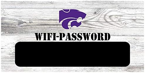 Fan Kreasyonları NCAA Kansas Eyaleti Yaban Kedileri Unisex Kansas Eyaleti WiFi Şifre İşareti, Takım Rengi, 6 x 12
