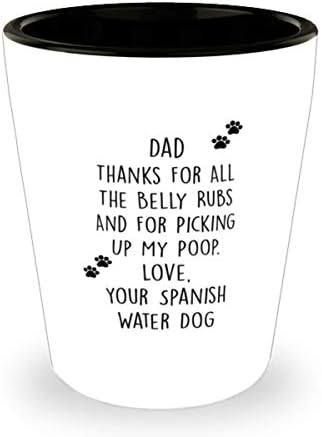 İspanyol Su köpeği Baba, Tüm göbek ovmaları ve kaka bardağımı 1,5 Oz aldığın için teşekkürler.
