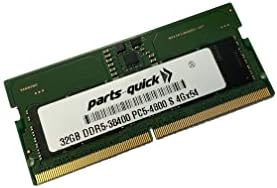 parçalar-Dell OptiPlex 7000 Mikro Form Faktörü Uyumlu DDR5 2RX8 SODIMM 4800MHz RAM için hızlı 32GB Bellek