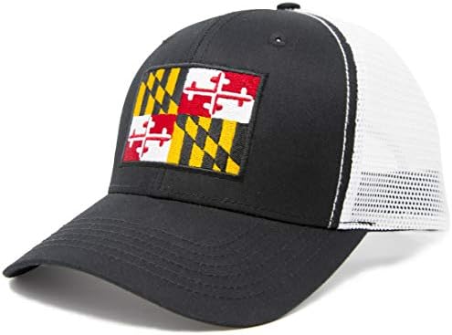 Uluslararası Kravat Maryland Bayrağı Snapback kamyon şoförü beyzbol şapkası
