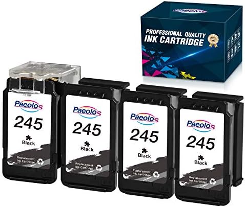 Paeolosyeniden Üretilmiş 245 Siyah Mürekkep Kartuşları Değiştirme Canon için Canon 245 XL Eko-Koruyucu için PIXMA