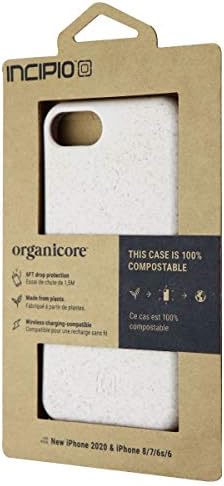 Apple iPhone SE (2. Nesil) ve 8/7 - Yulaf Ezmesi Bej için Incipio Organicore İnce Kılıf