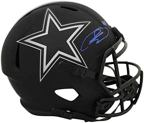 CeeDee Kuzu İmzalı / İmzalı Dallas Cowboys Eclipse Kask FANI 28074-İmzalı NFL Kaskları