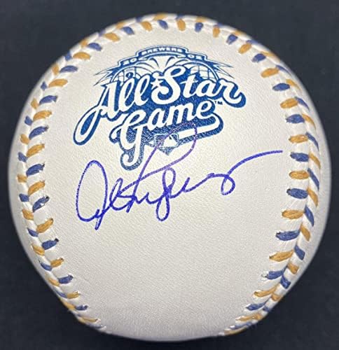 Alex Rodriguez, 2002 All Star Maçı Logolu Beyzbol JSA İmzalı Beyzbol Toplarını İmzaladı