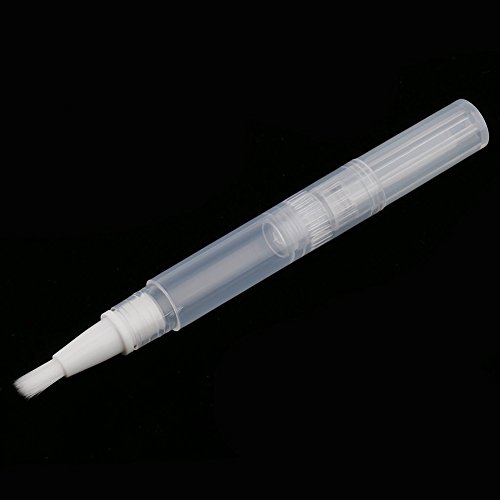 Grey990 5 x taşınabilir boş büküm kalem dudak parlatıcısı kirpik büyüme kozmetik konteyner beyaz