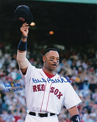 ELLİS BURKS BOSTON RED SOX HOF 2010 EYLEM İMZALI 8x10-İmzalı MLB Fotoğrafları