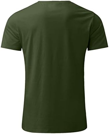 Bmısegm Yaz Erkek Egzersiz Gömlek Erkek Bahar ve Yaz Babalar Günü Rahat Retro Mektup Kısmi Baskı T Shirt Erkek