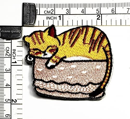 Kleenplus 2 adet. Yavru Pet Dikmek Demir on İşlemeli Yamalar Karikatür Kedi Uyku Yatak Sticker El Sanatları Projeleri