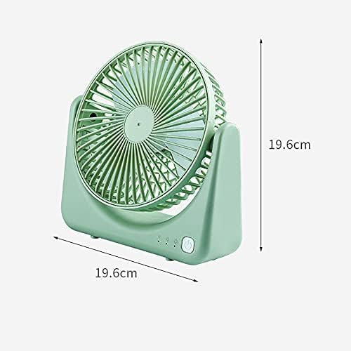 YLAST Mini Fan, Taşınabilir Masa Fanı, USB Küçük Fan, Dikey Hava Sirkülatörü, 3 Vitesli Şarj Edilebilir Pil Fanı,
