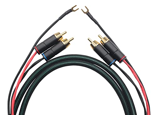 Topraklama Kablosu ile KKCable FO-I RCA Kablosu, Topraklama Kablosu Stereo Ara Bağlantı Kablosu ile Çift rca'dan Çift