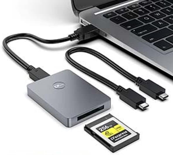 SanDisk ve Sony TOPSSD Kartlarıyla uyumlu USB 3.0/3.1 CFexpress B Kart Okuyucu