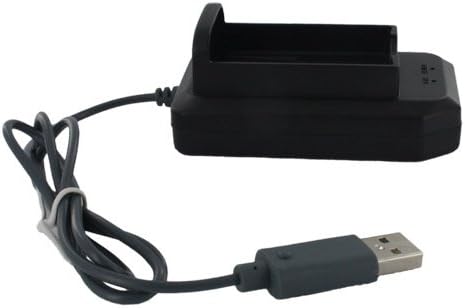 Xbox 360 Denetleyicisi için Skque USB Pil Şarj Yuvası-Siyah Renk