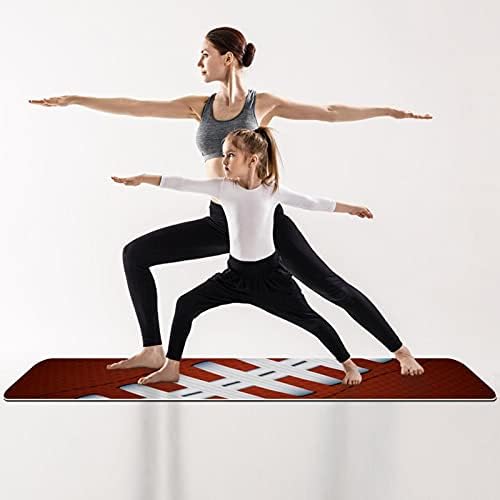 Siebzeh Futbol Futbol Doku Premium Kalın Yoga Mat Çevre Dostu Kauçuk Sağlık ve Fitness Kaymaz Mat Her Türlü Egzersiz