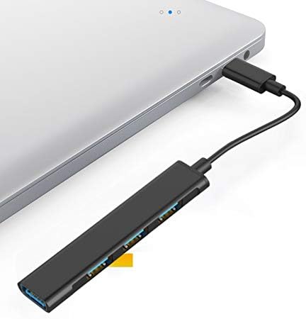 3.0 Çoklu USB Splitter Adaptörü 3 Port Kart Okuyucu Yüksek Hızlı Tip C Mini USB-Hub Uzatma Kablosu
