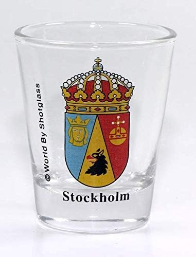 Stockholm İsveç Arması Atış Camı