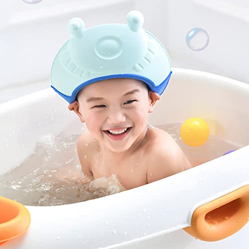 Bebek Çocuk Çocuk Şampuanı Banyo Banyo Duş Başlığı Şapka Yıkama Saç Kalkanı Şapka Gözler ve Kulaklar Koruma Banyo