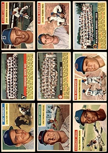 1956 Topps Beyzbol Komple Seti (Beyzbol Seti) GD+